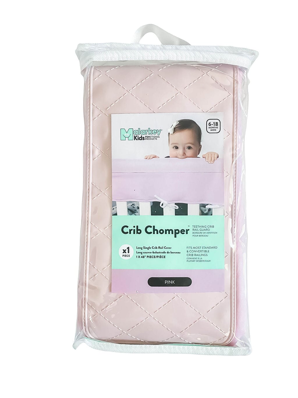 Crib Chomper - Pink Crib Protector Malarkey Kids 