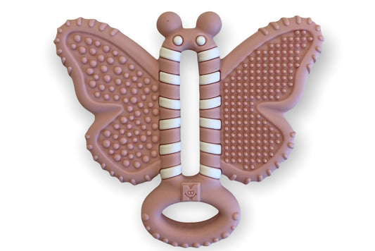 BUTTERFLY BRUSH - Baby Teether Brush Teether Toothbrush Malarkey Kids 